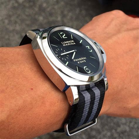 beige nato panerai|Panerai straps.